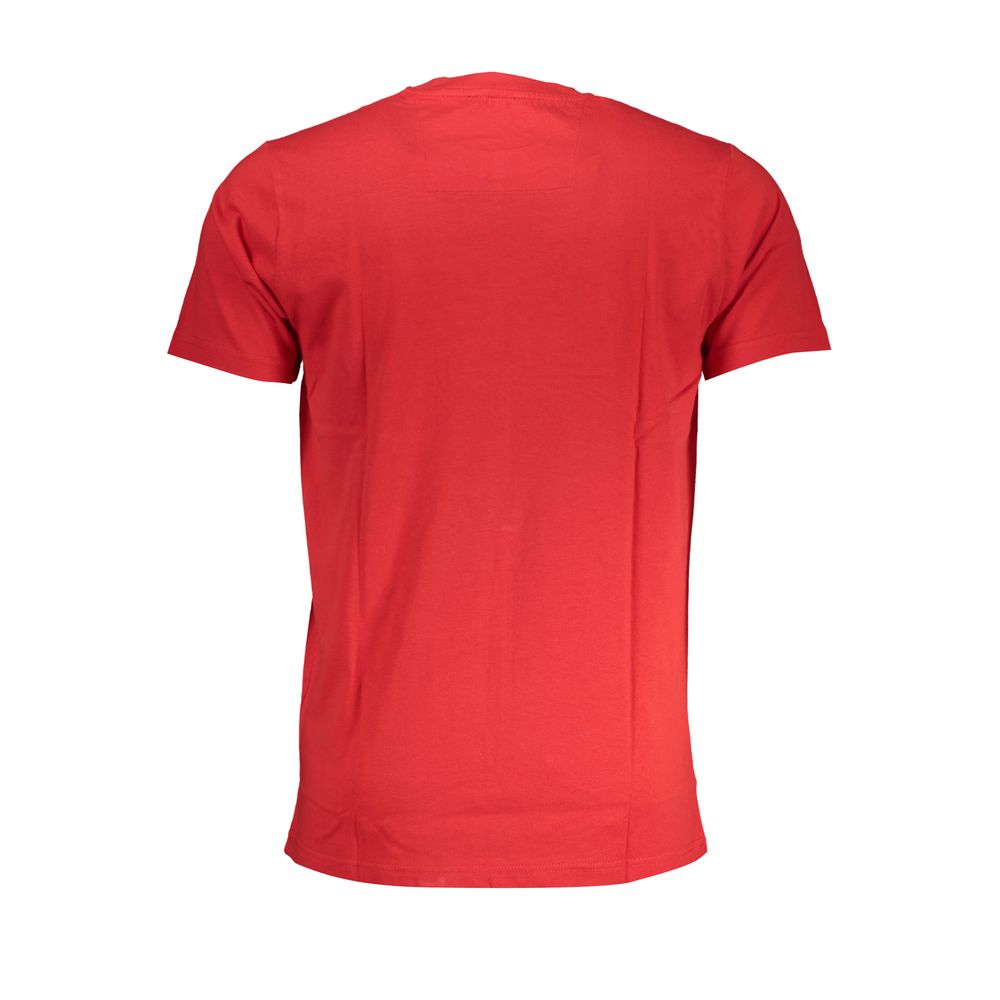 Cavalli Class Red Cotton T-Shirt-Cavalli Class-L-Urbanheer