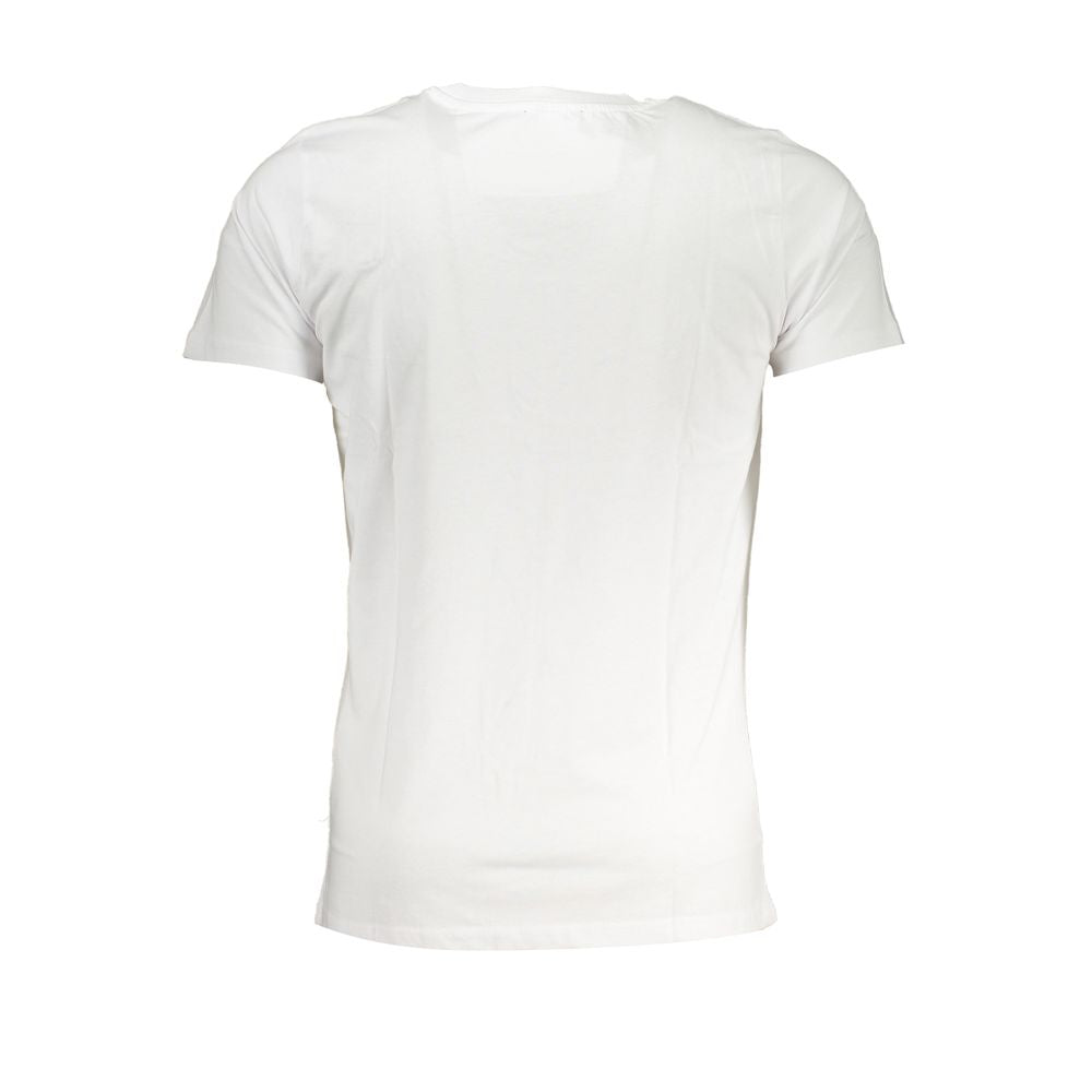Cavalli Class White Cotton T-Shirt-Cavalli Class-XL-Urbanheer