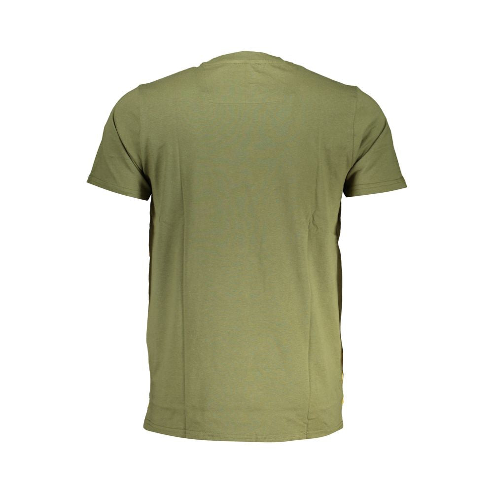 Cavalli Class Green Cotton T-Shirt-Cavalli Class-L-Urbanheer