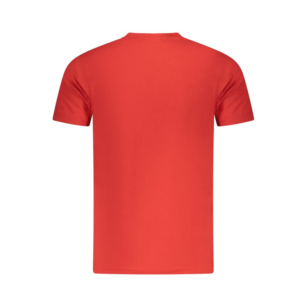 Cavalli Class Red Cotton Men T-Shirt-Cavalli Class-M-Urbanheer