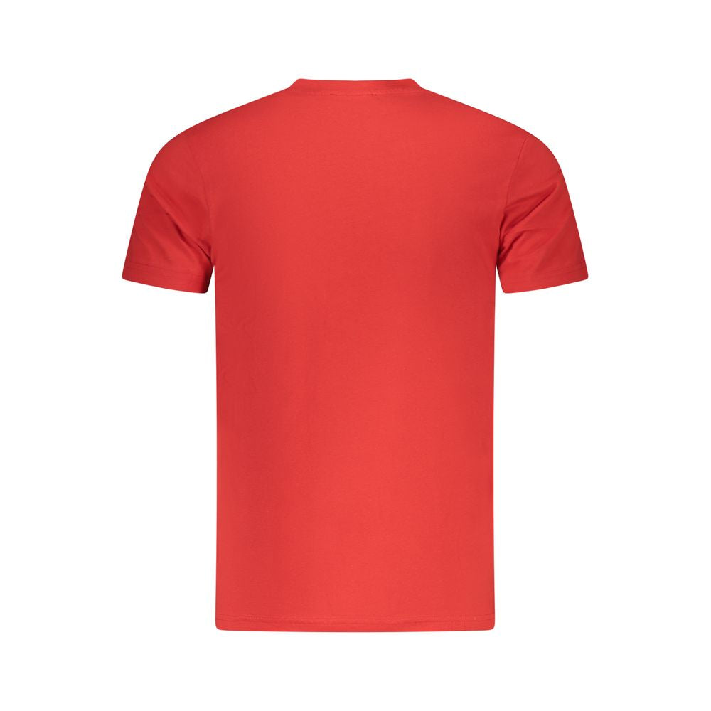 Cavalli Class Red Cotton Men T-Shirt-Cavalli Class-M-Urbanheer