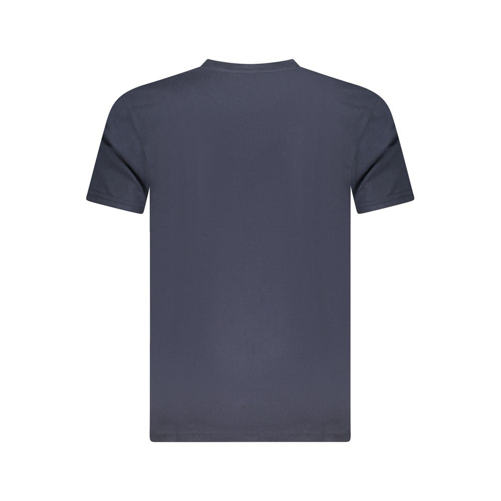 Cavalli Class Blue Cotton Men T-Shirt-Cavalli Class-L-Urbanheer