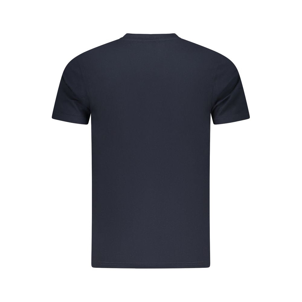 Cavalli Class Blue Cotton Men T-Shirt-Cavalli Class-M-Urbanheer