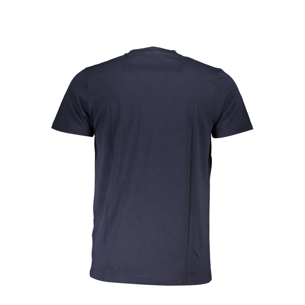 Cavalli Class Blue Cotton T-Shirt-Cavalli Class-L-Urbanheer