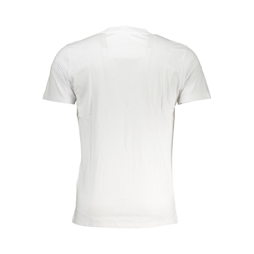 Cavalli Class White Cotton T-Shirt-Cavalli Class-XL-Urbanheer