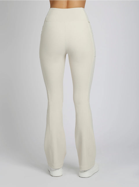 Directional Rib Bootcut Pant Jls Bright Chalk