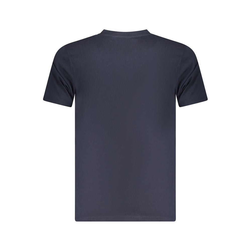 Cavalli Class Blue Cotton Men T-Shirt-Cavalli Class-L-Urbanheer