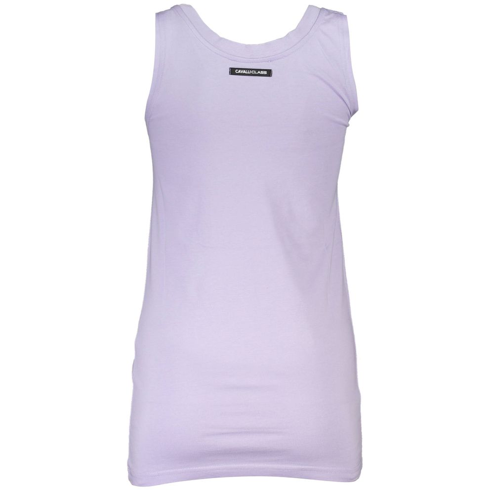 Cavalli Class Purple Cotton Women Top-Cavalli Class-XS-Urbanheer