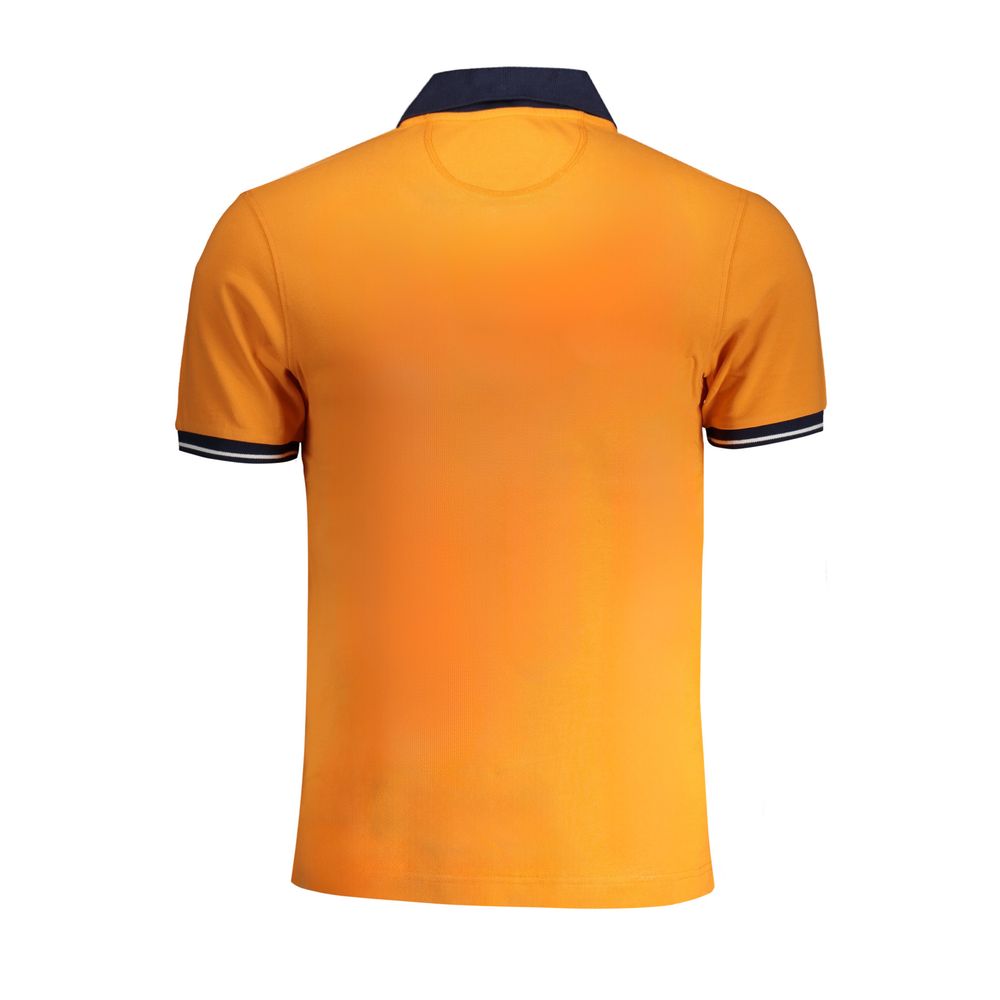 La Martina Orange Cotton Polo Shirt-La Martina-S-Urbanheer