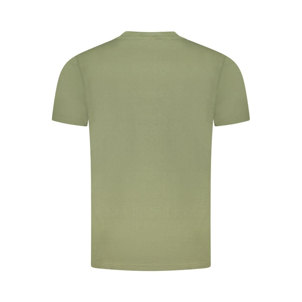 Cavalli Class Green Cotton Men T-Shirt-Cavalli Class-M-Urbanheer