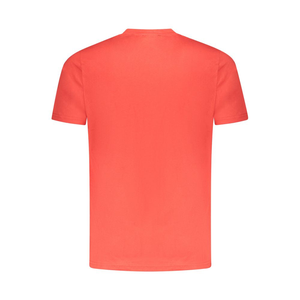 Cavalli Class Red Cotton Men T-Shirt-Cavalli Class-XL-Urbanheer