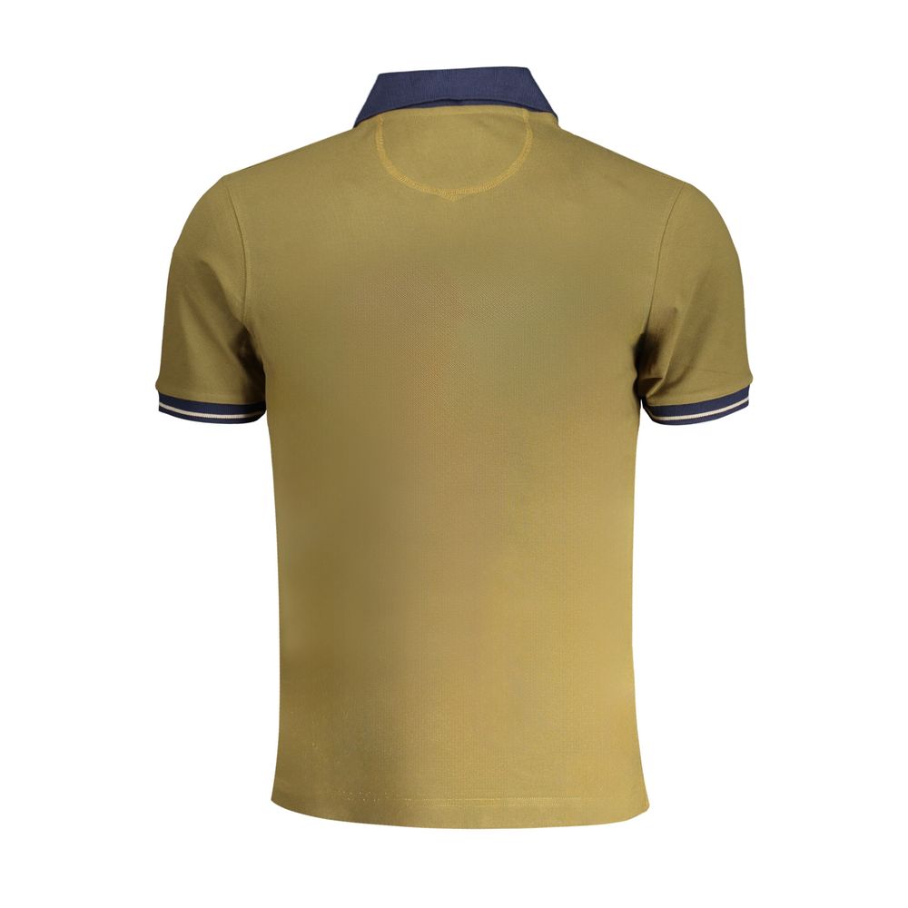 La Martina Green Cotton Polo Shirt-La Martina-S-Urbanheer