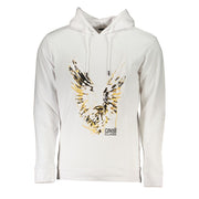 Cavalli Class White Cotton Men Sweater-Cavalli Class-S-Urbanheer