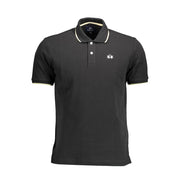 La Martina Black Cotton Men Polo Shirt-La Martina-L-Urbanheer