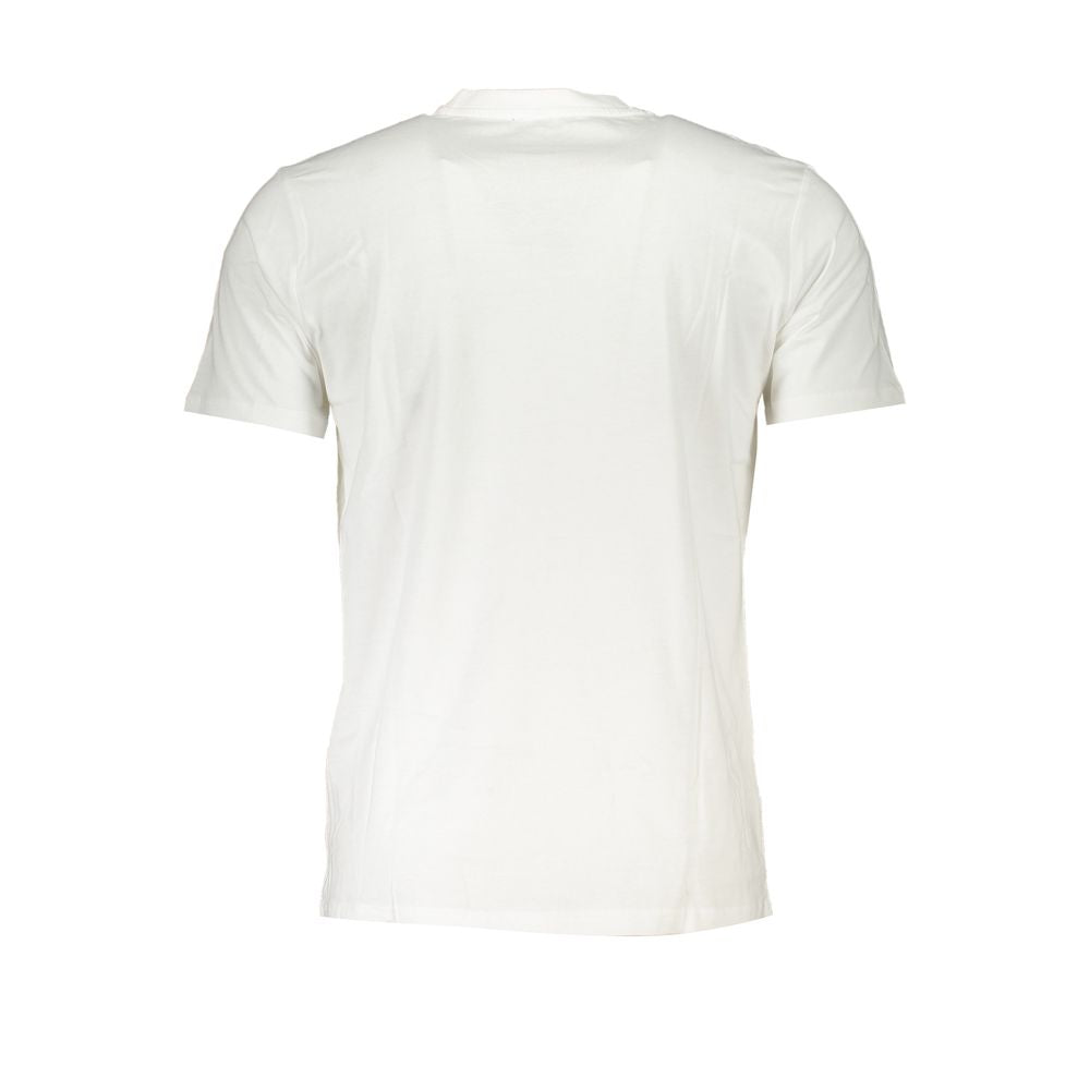 Cavalli Class White Cotton T-Shirt-Cavalli Class-L-Urbanheer