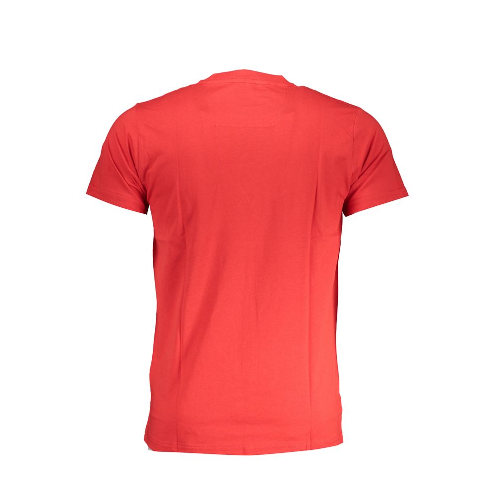 Cavalli Class Red Cotton T-Shirt-Cavalli Class-M-Urbanheer