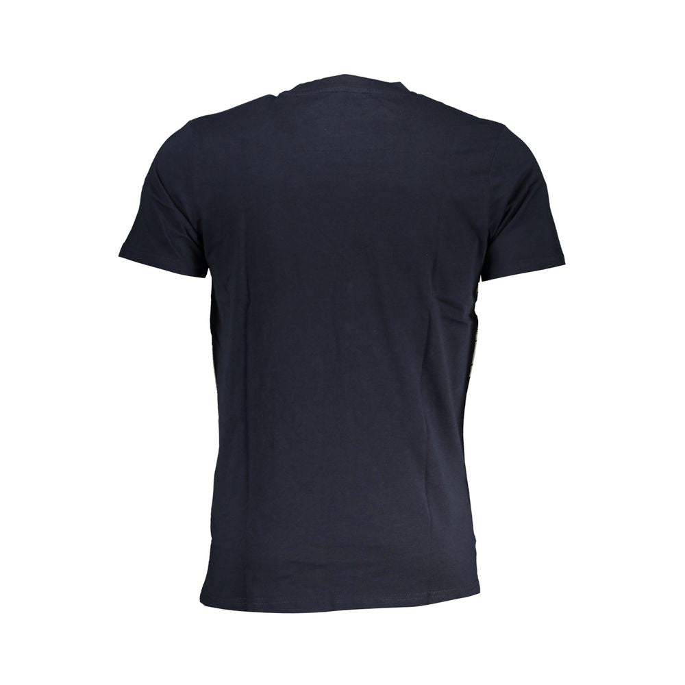 Cavalli Class Blue Cotton T-Shirt-Cavalli Class-L-Urbanheer