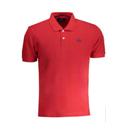 La Martina Red Cotton Polo Shirt-La Martina-S-Urbanheer