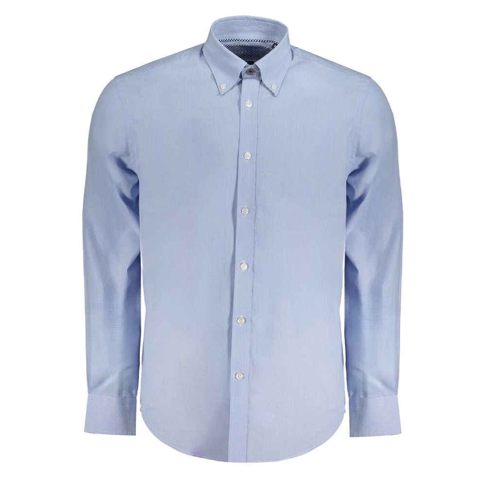 Harmont & Blaine Light Blue Cotton Men Shirt-Harmont & Blaine-S-Urbanheer