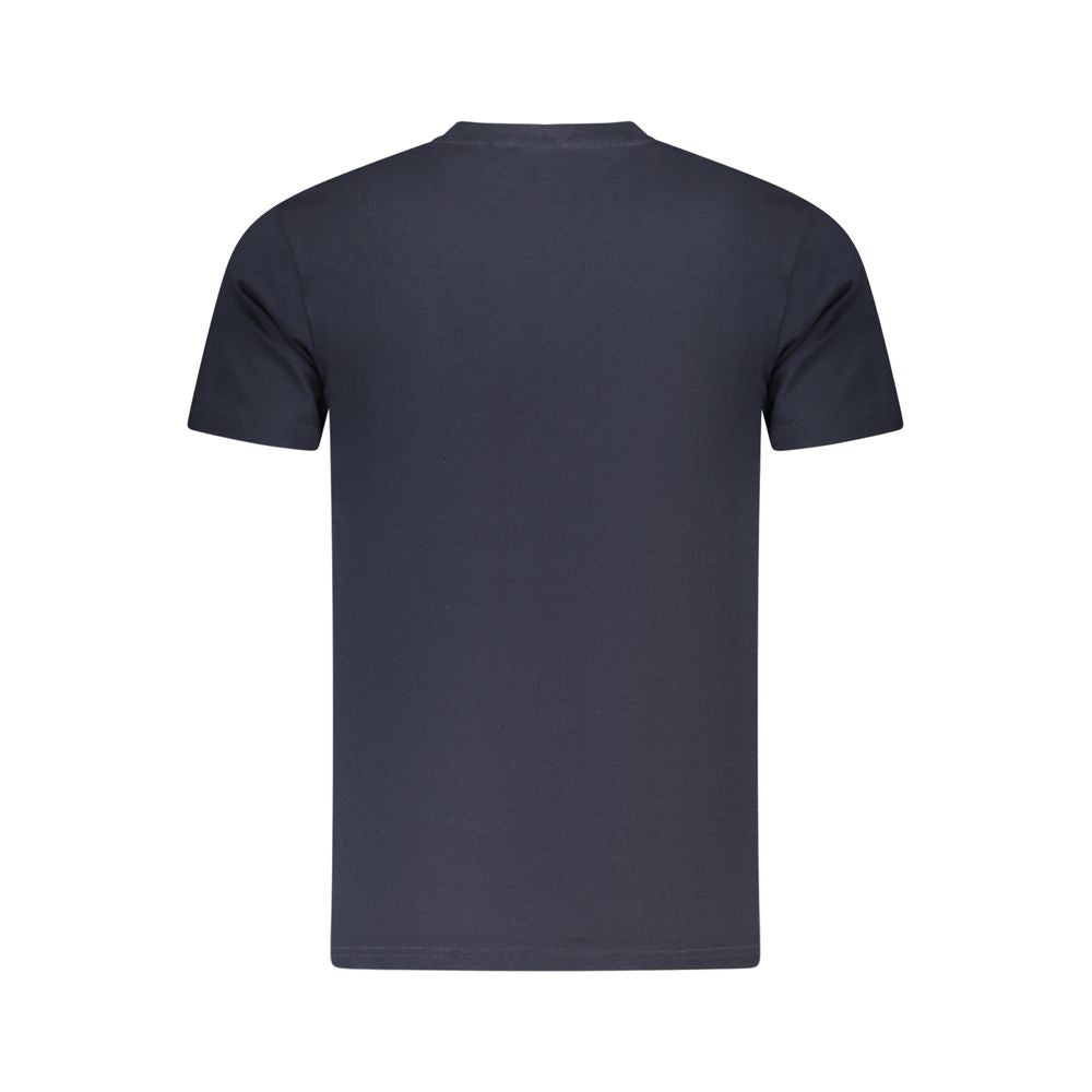 Cavalli Class Blue Cotton Men T-Shirt-Cavalli Class-M-Urbanheer