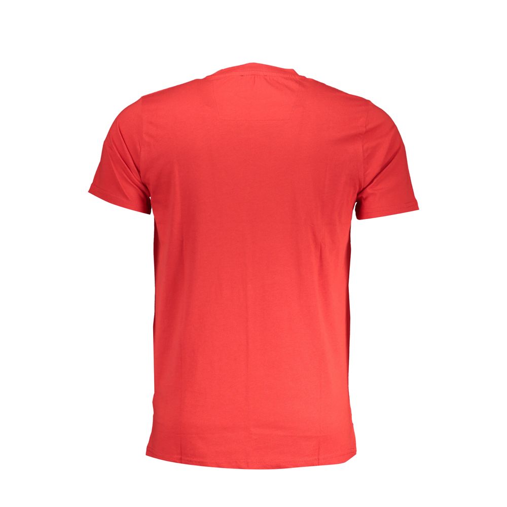 Cavalli Class Red Cotton T-Shirt-Cavalli Class-L-Urbanheer
