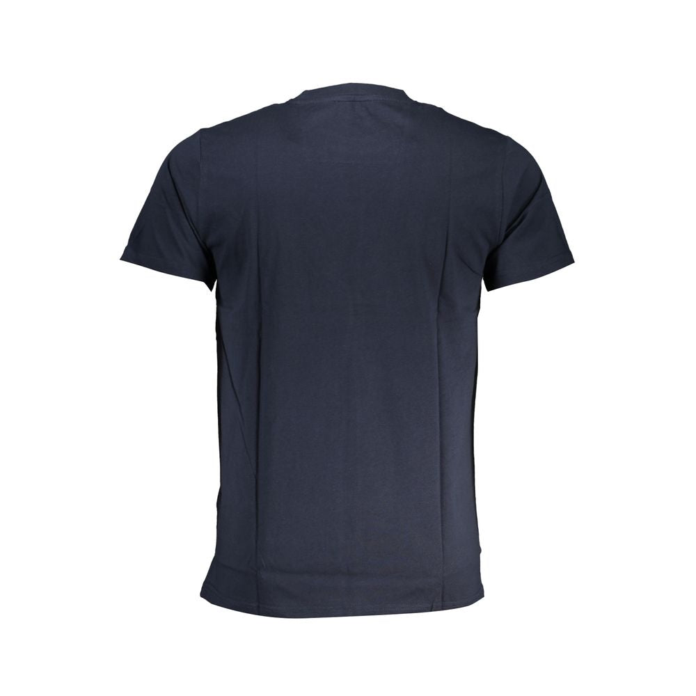 Cavalli Class Blue Cotton T-Shirt-Cavalli Class-XL-Urbanheer