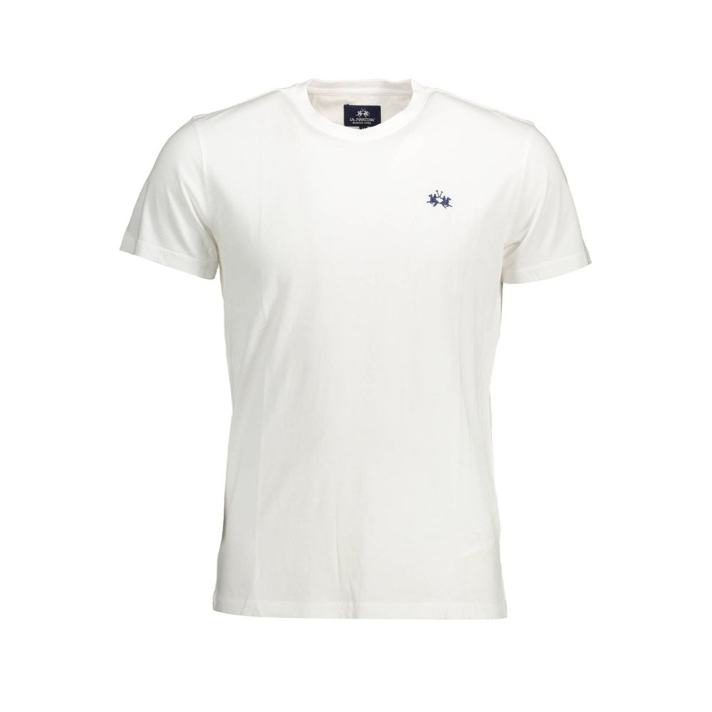 La Martina White Cotton Men T-Shirt-La Martina-L-Urbanheer