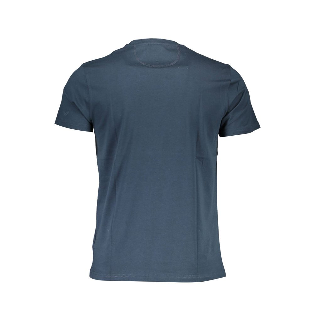 La Martina Blue Cotton Men T-Shirt-La Martina-M-Urbanheer