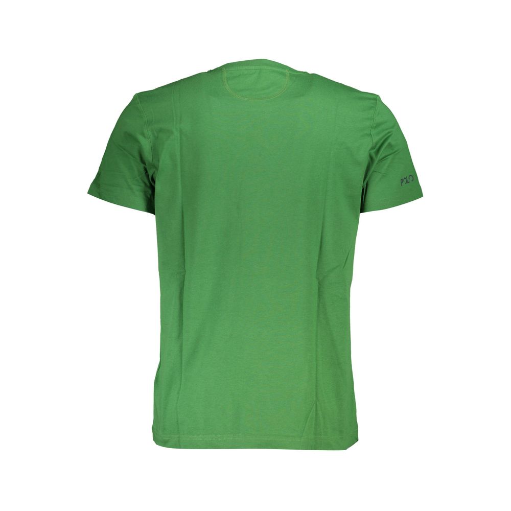 La Martina Green Cotton Men T-Shirt-La Martina-M-Urbanheer
