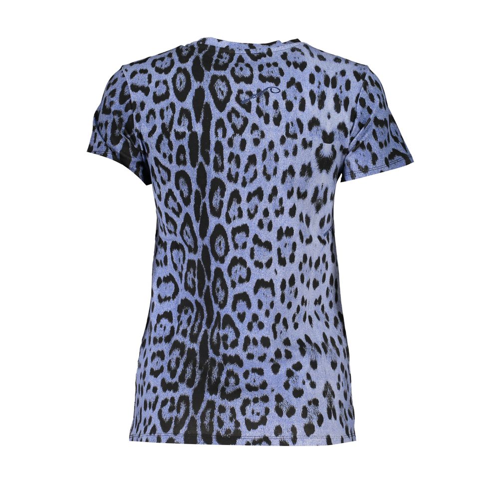 Cavalli Class Light Blue Cotton Women Top-Cavalli Class-XS-Urbanheer