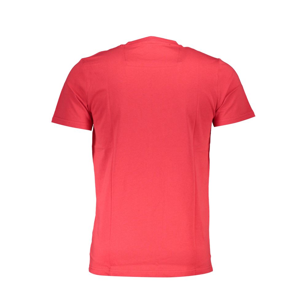 Cavalli Class Red Cotton T-Shirt-Cavalli Class-XL-Urbanheer