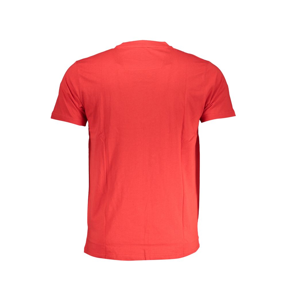 Cavalli Class Red Cotton T-Shirt-Cavalli Class-M-Urbanheer