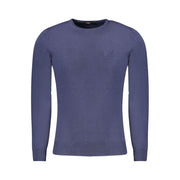 Cavalli Class Blue Viscose Men Sweater-Cavalli Class-M-Urbanheer