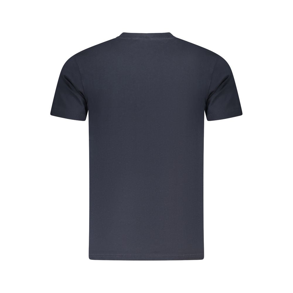 Cavalli Class Blue Cotton Men T-Shirt-Cavalli Class-M-Urbanheer