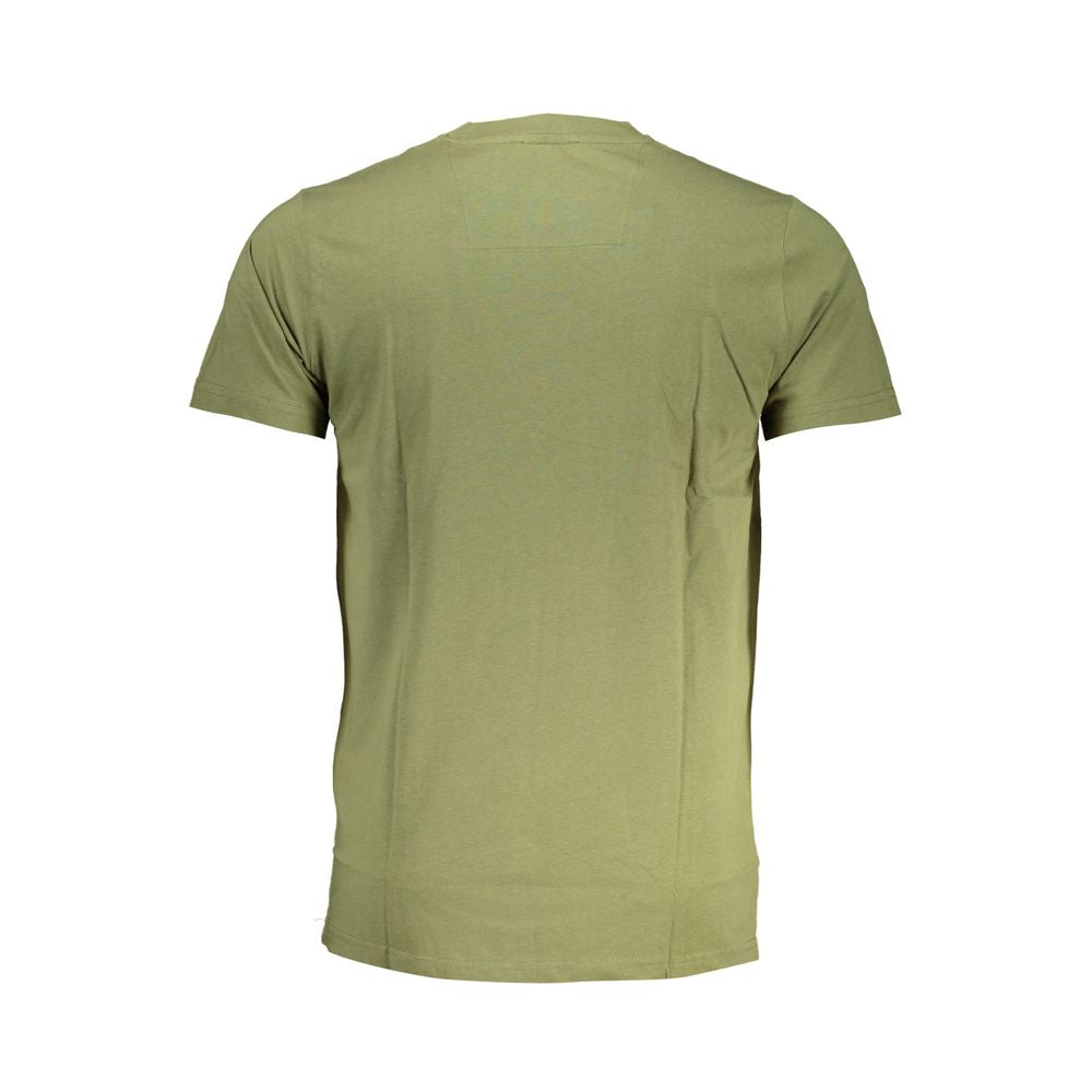 Cavalli Class Green Cotton T-Shirt-Cavalli Class-M-Urbanheer