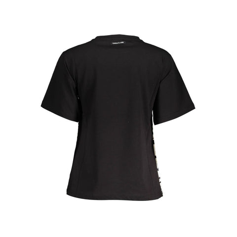 Cavalli Class Black Cotton Women T-Shirt-Cavalli Class-XS-Urbanheer
