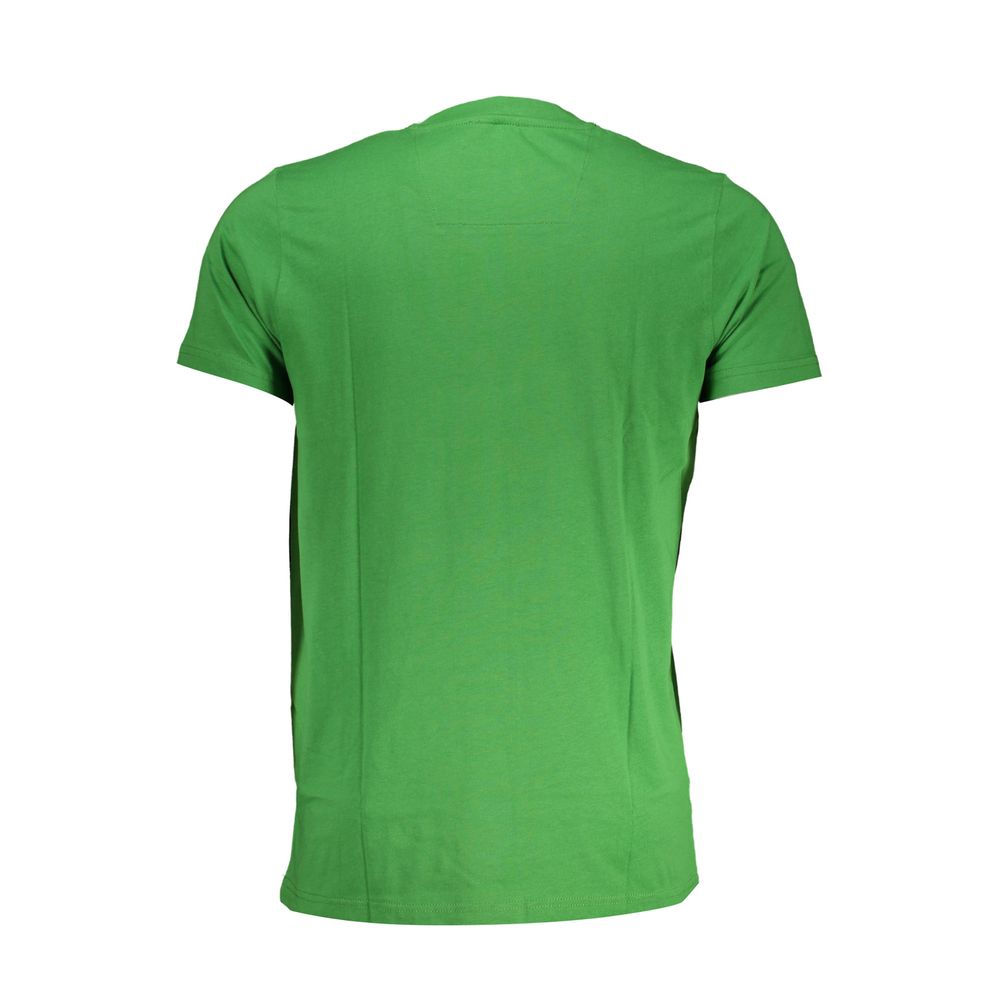 Cavalli Class Green Cotton T-Shirt-Cavalli Class-L-Urbanheer