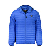 Cavalli Class Blue Polyamide Men Jacket-Cavalli Class-S-Urbanheer