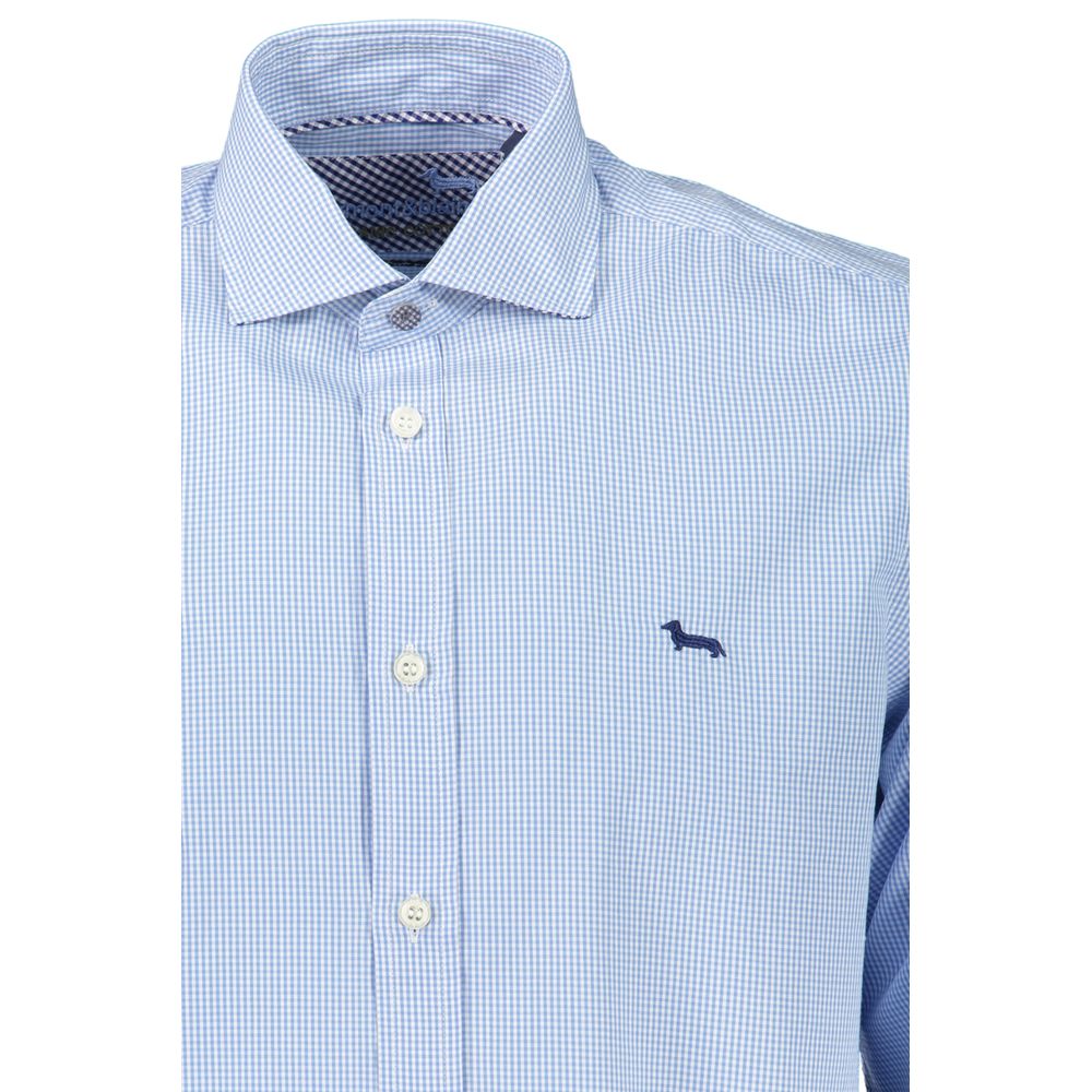 Harmont & Blaine Light Blue Cotton Men Shirt-Harmont & Blaine-XXL-Urbanheer