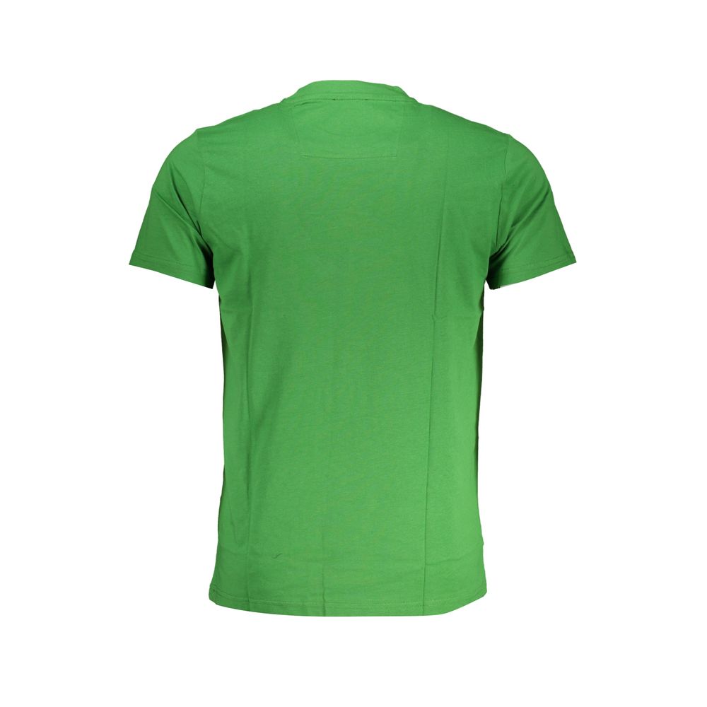 Cavalli Class Green Cotton T-Shirt-Cavalli Class-M-Urbanheer