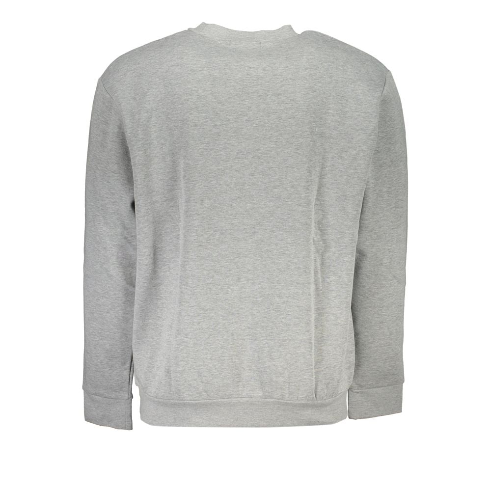 Cavalli Class Elegant Gray Crew Neck Designer Sweatshirt-Cavalli Class-S-Urbanheer