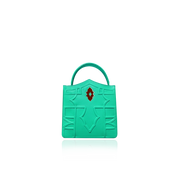 Turquoise Gem-Bag-DELLALUNA-18.5x17x6 cm-Urbanheer