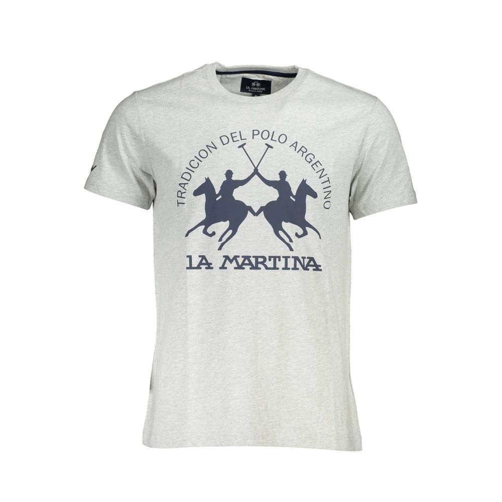 La Martina Brown Cotton Men T-Shirt-La Martina-M-Urbanheer
