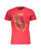 Cavalli Class Red Cotton T-Shirt-Cavalli Class-L-Urbanheer