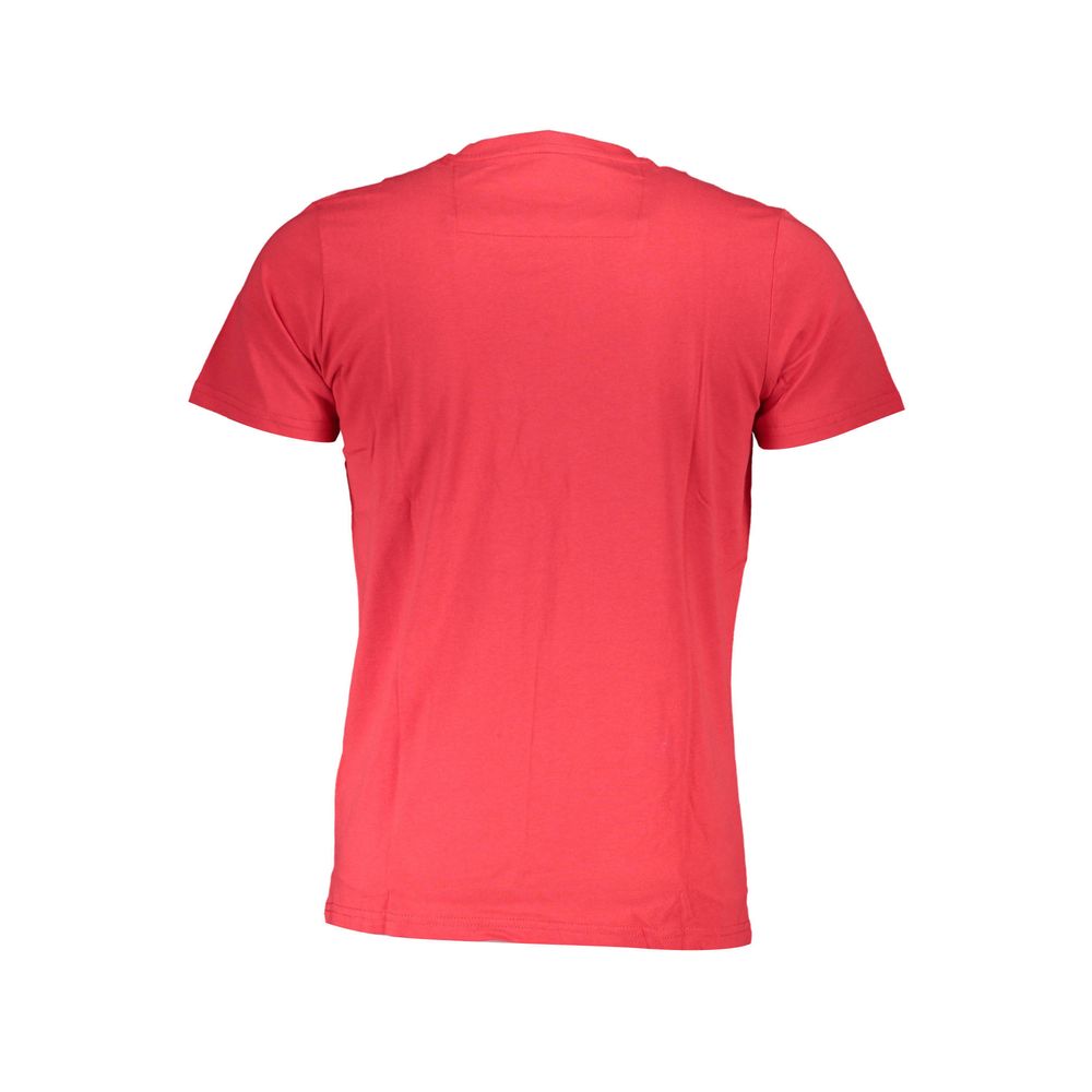 Cavalli Class Red Cotton T-Shirt-Cavalli Class-L-Urbanheer