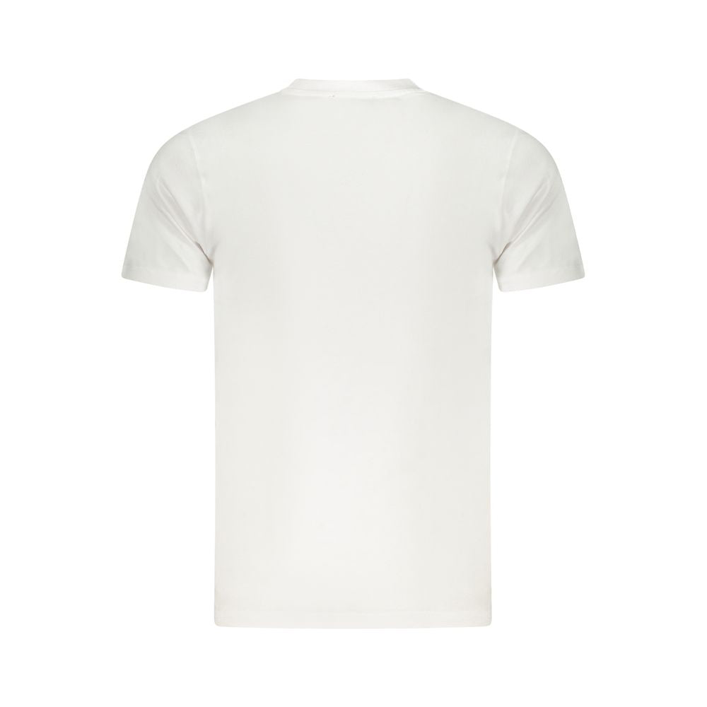 Cavalli Class White Cotton Men T-Shirt-Cavalli Class-M-Urbanheer