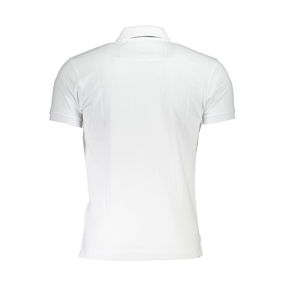 La Martina White Cotton Men Polo Shirt-La Martina-L-Urbanheer