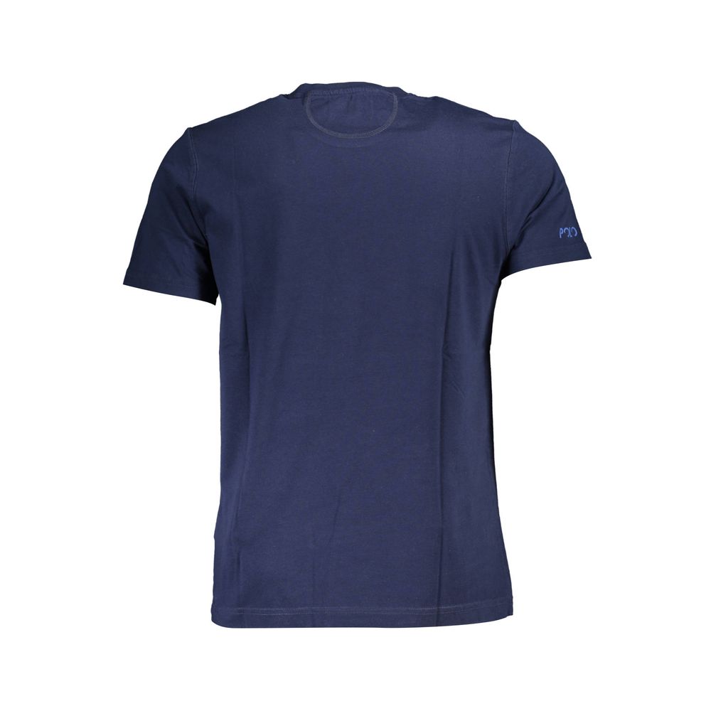 La Martina Blue Cotton Men T-Shirt-La Martina-M-Urbanheer