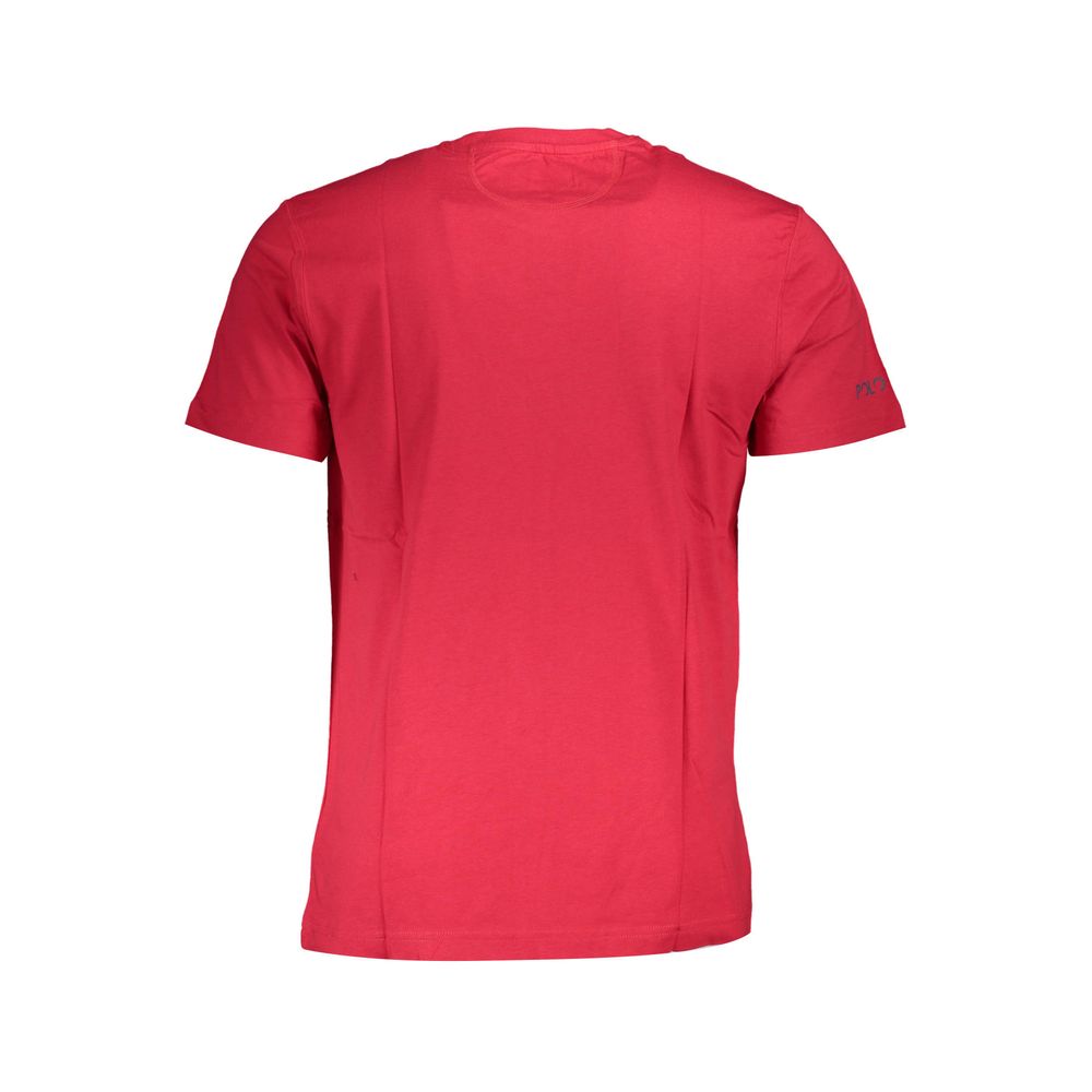 La Martina Red Cotton Men T-Shirt-La Martina-M-Urbanheer