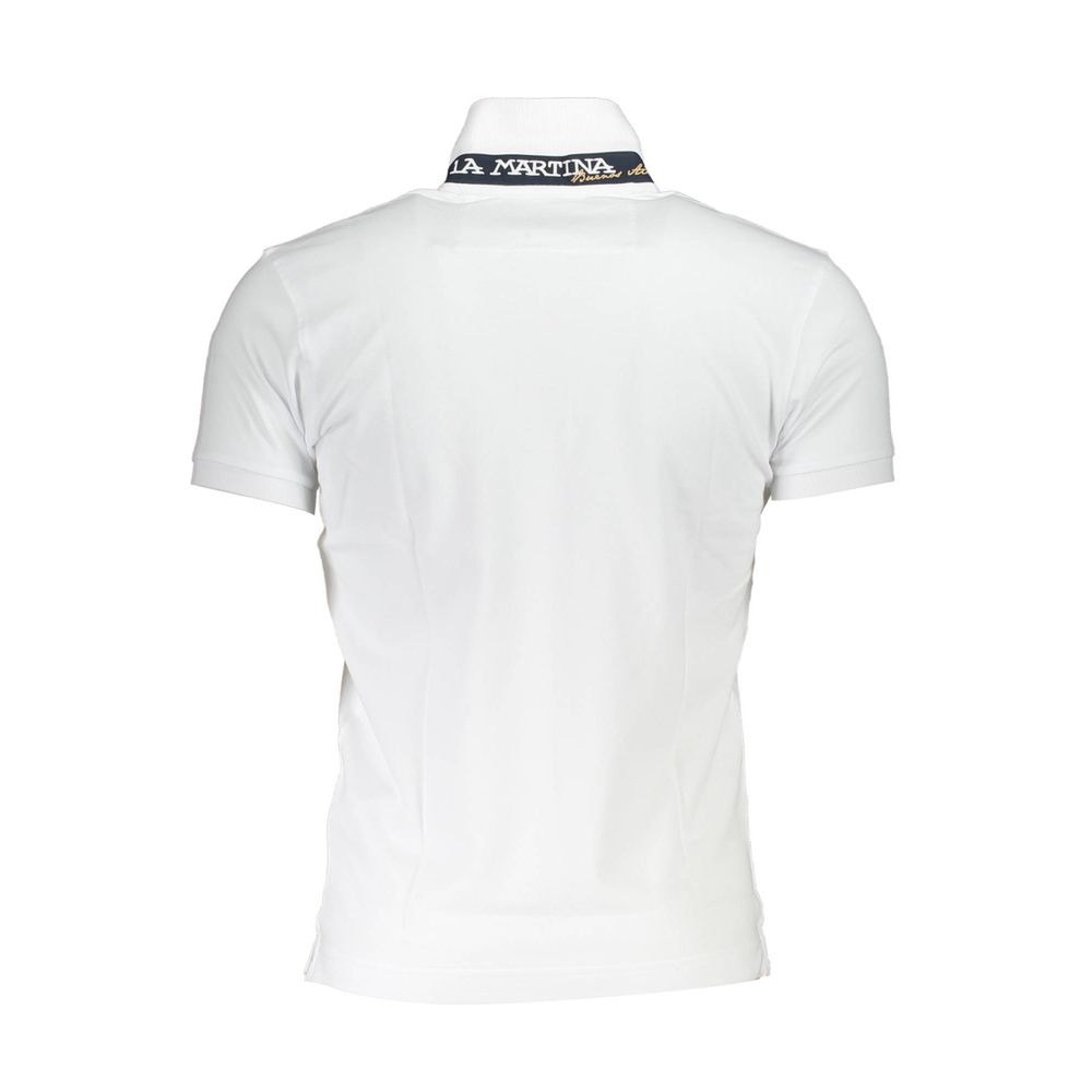 La Martina Sophisticated Slim Fit Polo with Contrast Details-La Martina-L-Urbanheer